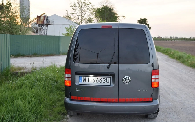 Volkswagen Caddy cena 43300 przebieg: 440827, rok produkcji 2013 z Wyszków małe 704